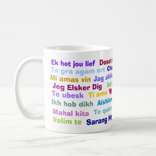 I Liebe Sie Tasse (Links)