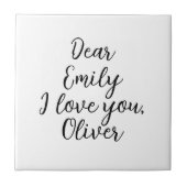 I Liebe Sie, Textvorlage Fliese (Vorderseite)