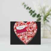 I Liebe Sie Urlaubsgeschenkkarte Feiertagspostkarte (Stehend Vorderseite)