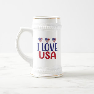 I Liebe Sie USA-65789 Bierglas