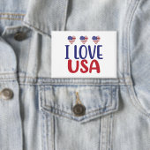 I Liebe Sie USA-65789 T - Shirt Button (Insitu)