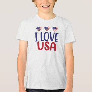 I Liebe Sie USA-65789 Tri-Blend Shirt