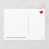 I Liebe Sie - Valentine Postkarte (Rückseite)