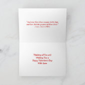 I. Liebe Sie Valentinkarte Feiertagskarte (Innenseite)