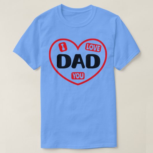 I Liebe Sie Vater 1 T-Shirt (Design vorne)