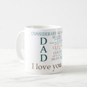I Liebe Sie, Vater! Kaffeetasse (Vorderseite Links)