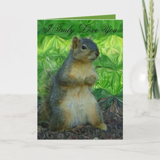 I Liebe Sie / Verzeihen Sie mir_ Karte (Vorderseite)