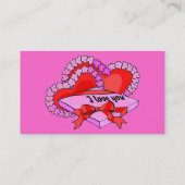 I Liebe Sie Visitenkarte (Rückseite)