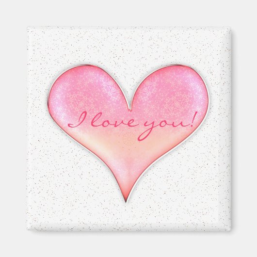 I Liebe Sie - Vorlage Magnet (Vorne)