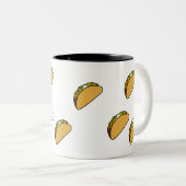 I Liebe Sie wie i-Liebetacos-Kaffee-Tasse Zweifarbige Tasse (VorderseiteRechts)