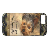 I Liebe Sie Yorkie Case-Mate iPhone Hülle (Rückseite (Horizontal))
