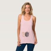 I Liebe Sie zum Mond-Mutterschafts-Shirt Tank Top (Vorderseite Vollansicht)