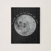 I Liebe Sie zum Mond-und Rückseiten-Starry Himmel Puzzle (Vertikal)