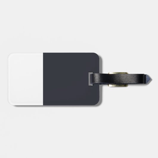 I Liebe Sie zum Mond und zur Rückseite Gepäckanhänger (Rückseite horizontal)