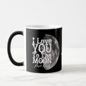 I Liebe Sie zum Mond und zur Rückseite mit Ihrem Verwandlungstasse (Links)