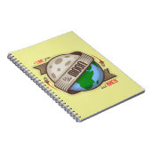 I Liebe Sie zum Mond und zur Rückseite - Notizbuch Notizblock (Rechte Seite)