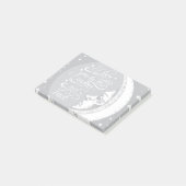 I Liebe Sie zum Mond und zur Rückseite Post-it Klebezettel (angewinkelt)