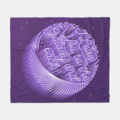 I Liebe Sie zur Galaxie und hinteren zum Fleecedecke (Vorderseite (Horizontal))