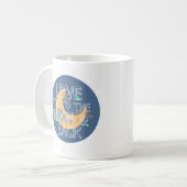 I Liebe Sie zur Mond-und Rückseiten-Blau-Tasse Kaffeetasse (Vorderseite Links)