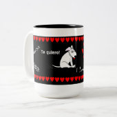 I Liebe Sie Zwei-Ton Tasse (Vorderseite Links)