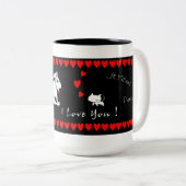 I Liebe Sie Zwei-Ton Tasse (VorderseiteRechts)