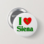 I Liebe Siena Italien Button (Vorne & Hinten)