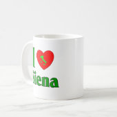 I Liebe Siena Italien Kaffeetasse (Vorderseite Links)