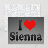 I Liebe Sienna Postkarte (Vorne/Hinten)