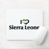 I Liebe Sierra Leone Flag Mousepad (Mit Mouse)