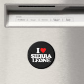 I LIEBE SIERRA LEONE MAGNET (In Situ (Geschirrspüler))