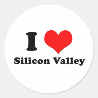 I Liebe Silicon Valley Aufkleber