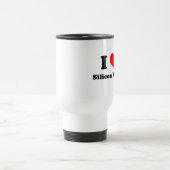 I Liebe-Silicon- Valleypendler-Tasse Reisebecher (Mittel)