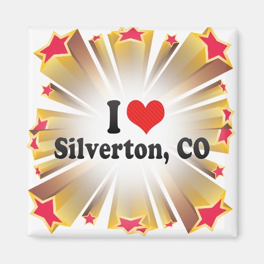 I Liebe Silverton, CO Magnet (Vorne)