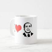 I Liebe Silvio Berlusconi Kaffeetasse (Vorderseite Links)