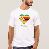 I Liebe Simbabwe T-Shirt (Vorderseite)