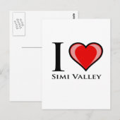 I Liebe Simi Valley Postkarte (Vorne/Hinten)