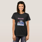 I Liebe Singapore Souvenirs Tshirt Niedlich Singap (Vorne ganz)