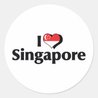 I Liebe Singapur-Flagge