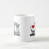 I Liebe Singapur Kaffeetasse (Mittel)