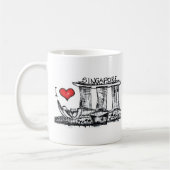 I Liebe Singapur Kaffeetasse (Links)