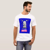 I Liebe Singapur Merlion Design für Tourismus T-Shirt (Vorne ganz)