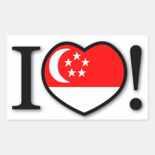I Liebe Singapur Sticker