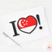 I Liebe Singapur Sticker (Umschlag)