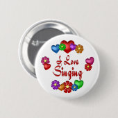 I Liebe Singing Button (Vorne & Hinten)
