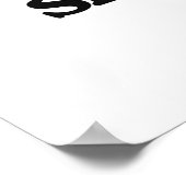 I Liebe Singing Poster (Ecke)