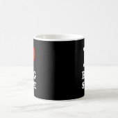 I LIEBE SINGLE KAFFEETASSE (Mittel)