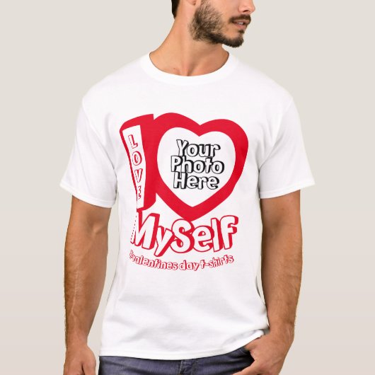 I Liebe Single Valentine Niedlich Funny T-Shirt (Vorderseite)