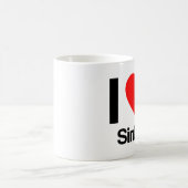 i Liebe sinkt Kaffeetasse (Mittel)