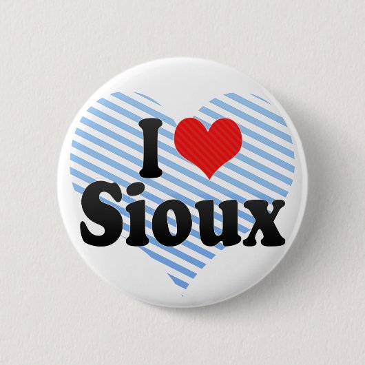 I Liebe Sioux Button (Vorderseite)