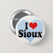 I Liebe Sioux Button (Vorne & Hinten)